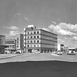 The original MLC Building - initially four storeys before extra floors were added in 1963.